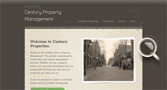 Desktop Screenshot of centuryproperties.net